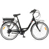 I-bike bici elettrica city easy flow litio \ 26\ 78 ah 45 km 36 v 4 h 280 wh colore nera