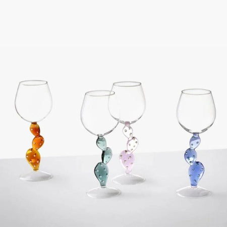 Ichendorf Desert Plants set 6 Calici da vino Cactus mix 2412S140