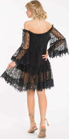 Iconique Abbigliamento Abito Donna Nero Corto in Pizzo Amber Vestito Casual a Balze Moda/Donna/Abbigliamento/Vestiti/Casual You Store - Messina, Commerciovirtuoso.it