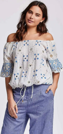 ICONIQUE-Abbigliamento-|-Top-ricami-artigianali-Nora