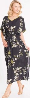 Iconique Abito Lungo Donna A Fiori Nero Con Maniche Larghe Vestito Fresco Estivo A Fiori Moda/Donna/Abbigliamento/Vestiti/Casual You Store - Messina, Commerciovirtuoso.it