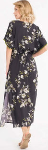 Iconique Abito Lungo Donna A Fiori Nero Con Maniche Larghe Vestito Fresco Estivo A Fiori Moda/Donna/Abbigliamento/Vestiti/Casual You Store - Messina, Commerciovirtuoso.it