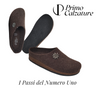 Primo Calzature Ottime Ciabatte Uomo Invernali, Pantofole Tirolesi in Lana per Casa 100% Made in Italy