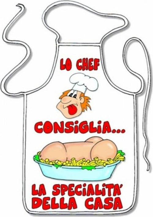 Idea Regalo Addio Al Nubilato E Celibato Grembiule In Tessuto Lo Chef Consiglia La Specialità Della Casa: Il Pisello Salute e cura della persona/Erotismo e contraccezione/Sex toys/Gadget per addio al nubilato e al celibato Kondorama - Martinsicuro, Commerciovirtuoso.it