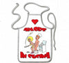 Idea Regalo Addio Al Nubilato e Celibato Maxi Grembiule In Tessuto Humor ‘a’ Amore In Cucina Salute e cura della persona/Erotismo e contraccezione/Sex toys/Gadget per addio al nubilato e al celibato Kondorama - Martinsicuro, Commerciovirtuoso.it
