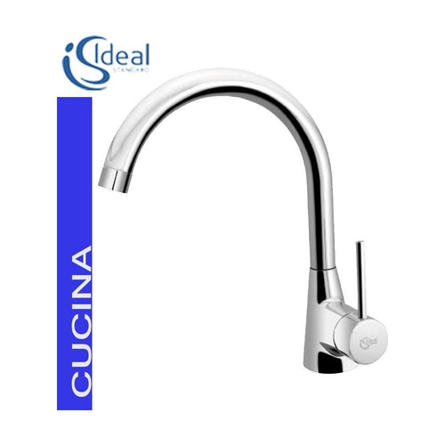 Ideal standard miscelatore a bocca alta per lavabo serie nora art. b9328aa - bocca da 19 cm cromo