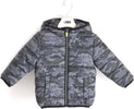 Ido Piumino Per Bambini Fantasia Grigio Con Zip E Cappuccio Imbottito Moda/Bambini e ragazzi/Abbigliamento/Giacche e cappotti/Giacche Mondo Bimbo - Bagnara Calabra, Commerciovirtuoso.it