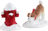 Idrante e cagnolino nella neve accessori in poliresina per villaggio di Natale h 3 cm Casa e cucina/Decorazioni per interni/Addobbi e decorazioni per ricorrenze/Decorazioni natalizie/Oggettistica MagiediNatale.it - Altamura, Commerciovirtuoso.it