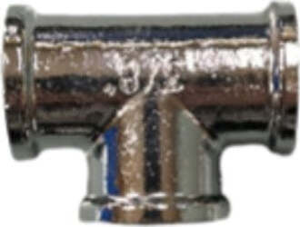 IDRO-POINT---TEE-IN-OTTONE-CROMATO-3/8