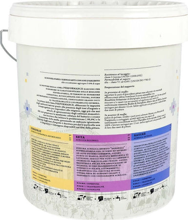 Idromat Idropittura Acrilica Opaca Superlavabile Performance Ioni di Argento Fai da te/Pitture trattamenti per pareti e utensili/Vernice e fondo/Pittura per pareti Ogomondo - Martina Franca, Commerciovirtuoso.it