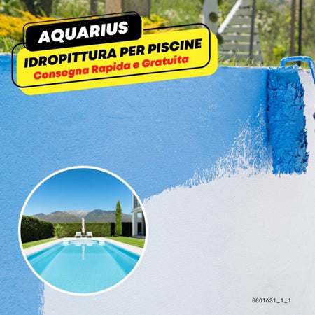 Idropittura Acrilica Specifica per Piscine in Cemento Acquarius Fai da te/Pitture trattamenti per pareti e utensili/Vernice e fondo/Pittura per pareti Ogomondo - Martina Franca, Commerciovirtuoso.it