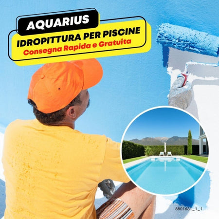 Idropittura Acrilica Specifica per Piscine in Cemento Acquarius Fai da te/Pitture trattamenti per pareti e utensili/Vernice e fondo/Pittura per pareti Ogomondo - Martina Franca, Commerciovirtuoso.it