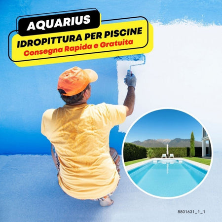 Idropittura Acrilica Specifica per Piscine in Cemento Acquarius Fai da te/Pitture trattamenti per pareti e utensili/Vernice e fondo/Pittura per pareti Ogomondo - Martina Franca, Commerciovirtuoso.it