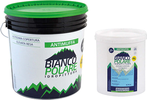 IDROPITTURA-LAVABILE-ANTIMUFFA-TRASPIRANTE-Lt.-0,750-Bianco-Polare