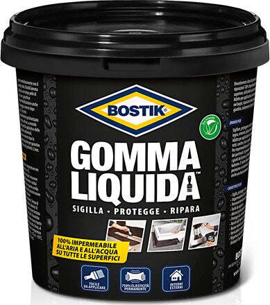 Idropittura-per-muro-Uhu-Bostik-6310770-Gomma-Liquida-Nero