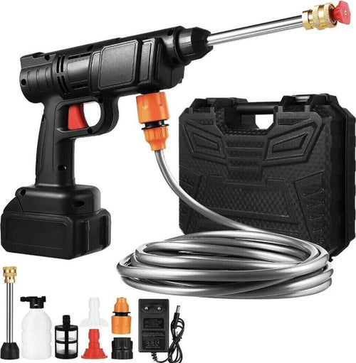 Idropulitrice-a-doppia-batteria-96V-Max-2000mAh-alta-pressione-portatile-lavaggi
