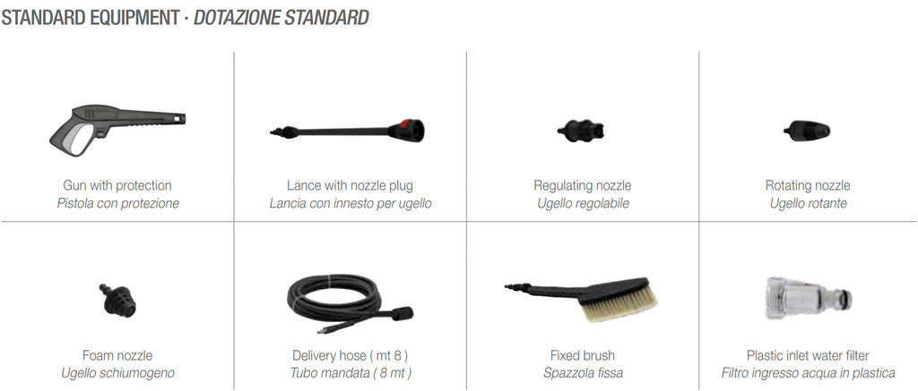 Idropulitrice Mercury RM 1100 Extra 360 L/h Confezione da 1pz