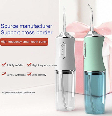 Idropulsore Dentale Portatile 3 Modalit? 4 Ugelli Ricambio Ipx7 Usb Ricaricabile Salute e cura della persona/Igiene dentale/Accessori per idropulsori e fili interdentali elettrici Trade Shop italia - Napoli, Commerciovirtuoso.it