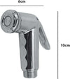 Idroscopino-Abs-Cromato-Lucido-Per-Pulizia-Wc-Bidet-Igiene-Intima-6x10cm-69311