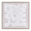 Quadro texture dipinto a mano su tela, cornice in mdf