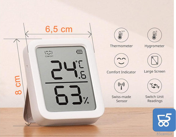Igrometro Termometro SwitchBot Bluetooth Smart Alexa Google IFTTT SmartThings