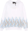 IHS-Felpa-Leggera-Cappuccio-Uomo-New-Flames-Hoodie-White-da-uomo
