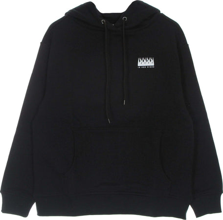 IHS-Felpa-Leggera-Cappuccio-Uomo-Respect-Your-Demon-Basic-Hoodie-Black-da-uomo