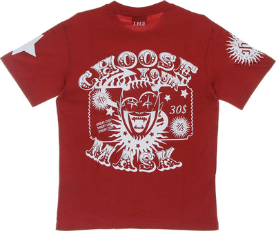 IHS-Maglietta-Uomo-Choose-Your-Mask-Tee-Red-da-uomo