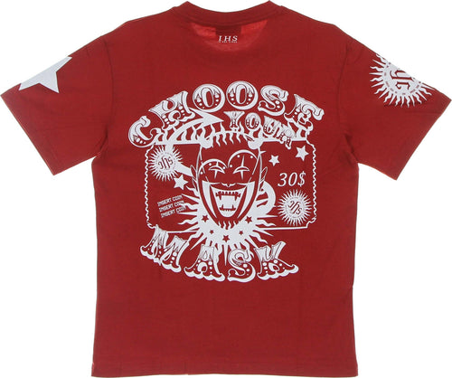 IHS-Maglietta-Uomo-Choose-Your-Mask-Tee-Red-da-uomo