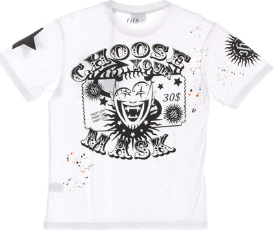 IHS-Maglietta-Uomo-Choose-Your-Mask-Tee-White-da-uomo