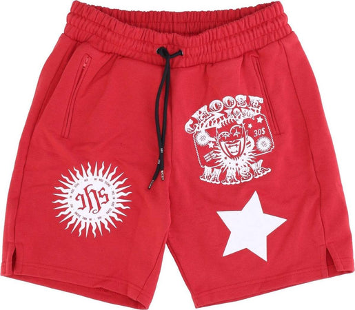 IHS-Pantalone-Corto-Tuta-Uomo-Choose-Your-Mask-Short-Red-da-uomo