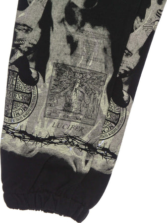 IHS-Pantalone-Tuta-Leggero-Uomo-Clouds-&amp;-Flames-Jogger-Black/multi-da-uomo
