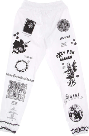 IHS-Pantalone-Tuta-Leggero-Uomo-Solid-Manifesto-Jogger-White-da-uomo