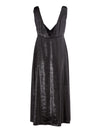 Lardini Abito con Spalline Effetto Lucido in Velvet da donna