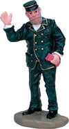 Il Conduttore, personaggio per villaggio di Natale in Poliresina‎ Casa e cucina/Decorazioni per interni/Addobbi e decorazioni per ricorrenze/Decorazioni natalizie/Oggettistica MagiediNatale.it - Altamura, Commerciovirtuoso.it