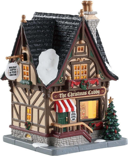 Il Cubby di Natale , edificio luminoso per villaggio di Natale in Porcellana Casa e cucina/Decorazioni per interni/Addobbi e decorazioni per ricorrenze/Decorazioni natalizie/Oggettistica MagiediNatale.it - Altamura, Commerciovirtuoso.it