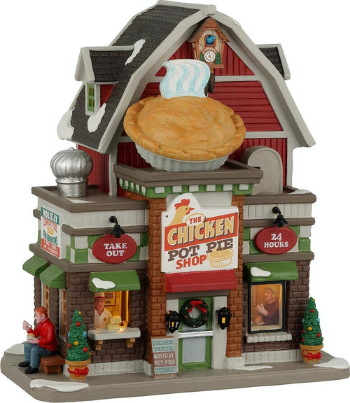 Il negozio The Chicken Pot Pie, edificio luminoso per villaggio di Natale in Porcellana‎ Casa e cucina/Decorazioni per interni/Addobbi e decorazioni per ricorrenze/Decorazioni natalizie/Oggettistica MagiediNatale.it - Altamura, Commerciovirtuoso.it