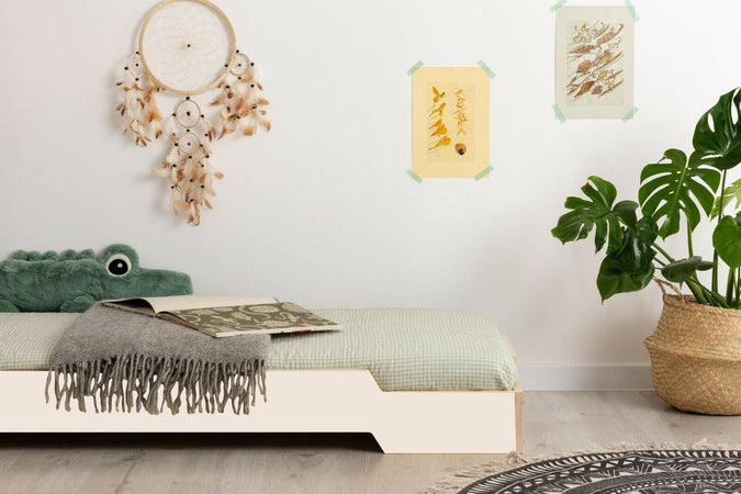 Lettino Montessori BOB bianco 180 x 90 cm