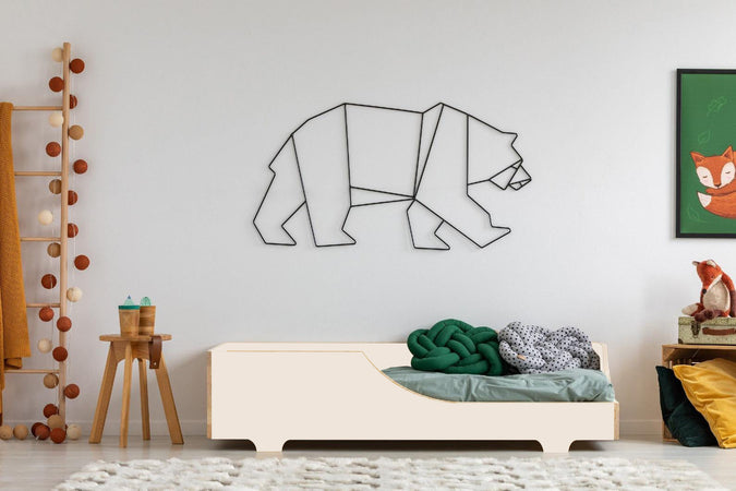 Lettino Montessori SCIVOLO bianco 143 x 75 cm