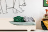 Lettino Montessori SCIVOLO bianco 143 x 75 cm