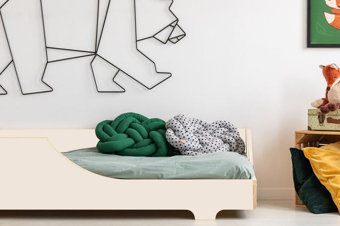 Lettino Montessori SCIVOLO bianco 160 x 80 cm