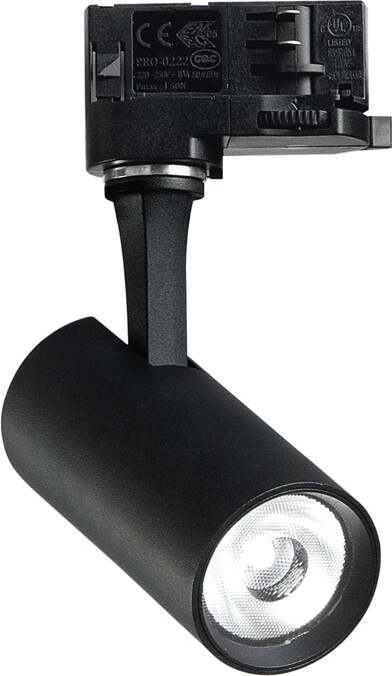 Illuminazione-A-Binario-Contemporaneo-Fox-Alluminio-Nero-Led-8W-4000K-Ip20