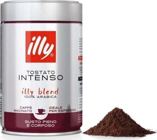 Illy-Caffe'-Macinato-Espresso-Tostato-Intenso-Arabica-250gr
