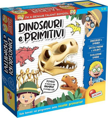 I'm-a-Genius-Dinosauri-e-Primitivi-Lisciani-Giochi