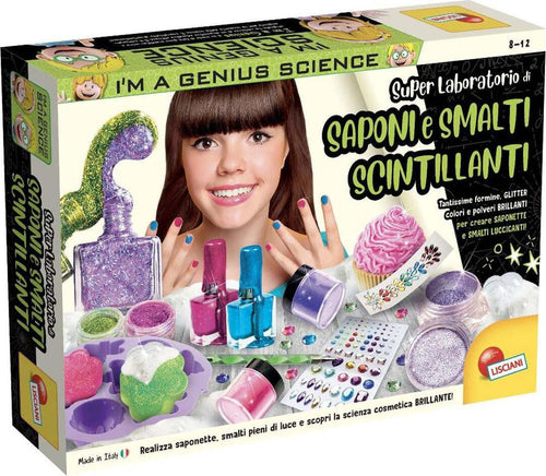 I'm-a-Genius-Super-Laboratorio-di-Saponi-e-Smalti-Lisciani-Giochi