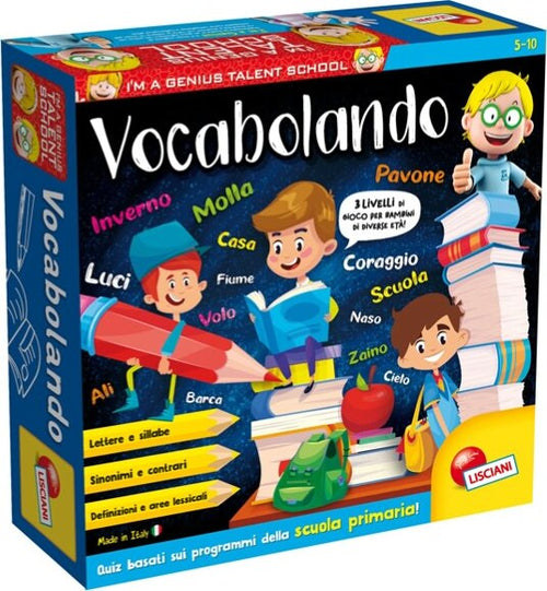 I'm a Genius Vocabolando - Lisciani Giochi e giocattoli/Giochi educativi e scientifici/Lettura e scrittura/Giochi di ortografia e sillabazione Eurocartuccia - Pavullo, Commerciovirtuoso.it