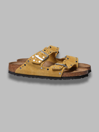 BIRKENSTOCK arizona rivet ochre, suede leather - calz. s da donna