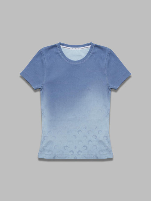 MARINE SERRE moon faded jersey baby fit t-shirt da donna