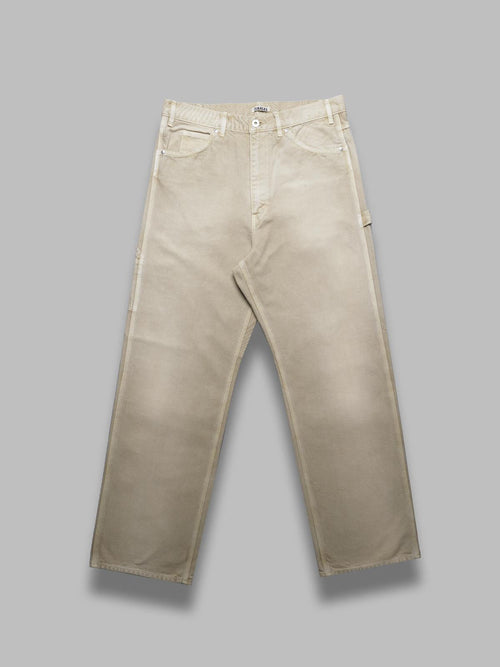 AURALEE organic cotton duck pants da uomo