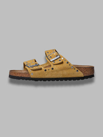 BIRKENSTOCK arizona rivet ochre, suede leather - calz. s da donna